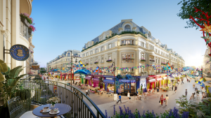 Nhà phố Rue de Charme - sản phẩm thấp tầng nội đô hiếm hoi ra mắt trong 2023 (Ảnh phối cảnh minh họa).