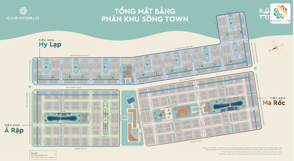 Mặt bằng sông Town