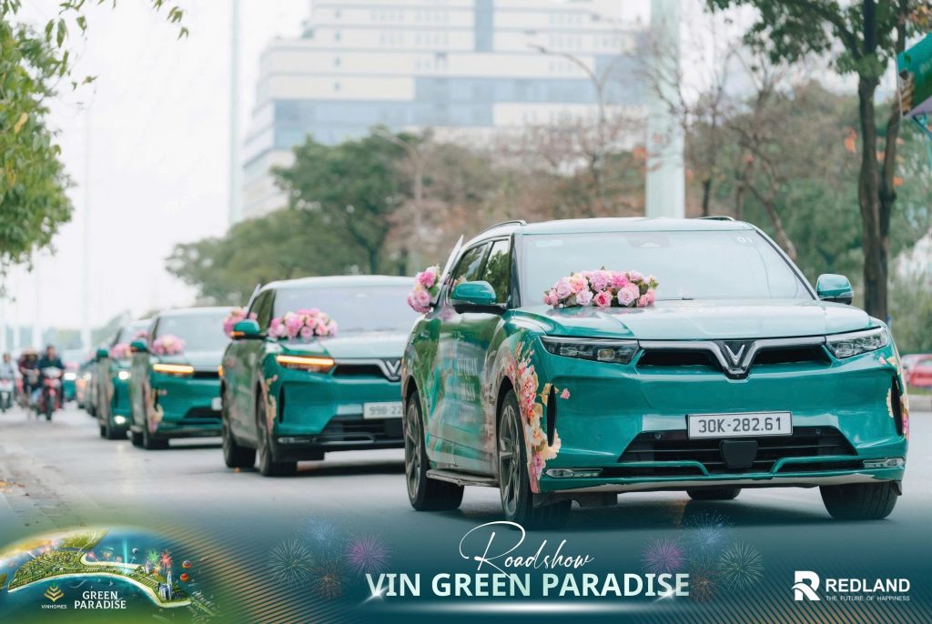 Hành trình Roadshow Vinhomes Green Paradise Cần Giờ ghi dấu ấn rực rỡ trên nhiều tuyến phố với sự đồng hành của Redland